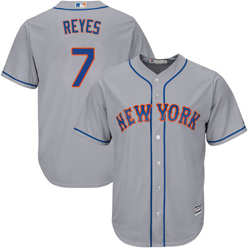 Mets #7 Jose Reyes Grey Cool Base Stitched Youth MLB Jersey Mets #7 Jose Reyes Grey Cool Base Stitched Youth MLB Jersey