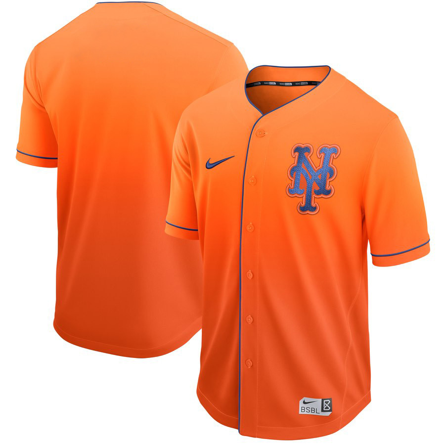 Mets Blank Orange Drift Fashion Jersey Mets Blank Orange Drift Fashion Jersey