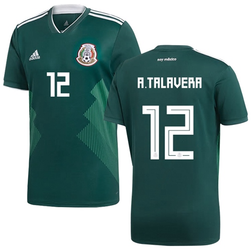 Mexico #12 A.Talavera Green Home Soccer Country Jersey Mexico #12 A.Talavera Green Home Soccer Country Jersey