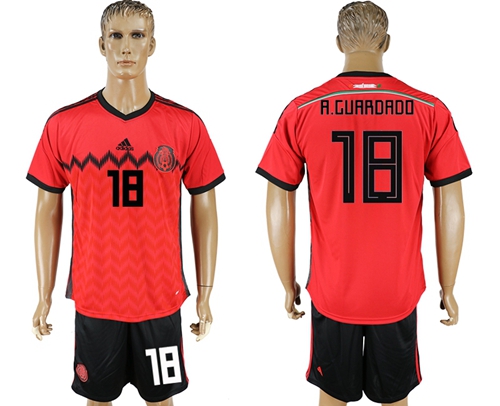 Mexico #18 A.Guardado Away Soccer Country Jersey Mexico #18 A.Guardado Away Soccer Country Jersey