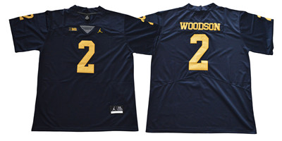 Michigan Wolverines #2 Charles Woodson Navy College Football Jersey Michigan Wolverines #2 Charles Woodson Navy College Football Jersey