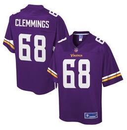 Minnesota Vikings # 68 T.J. Clemmings  Purple elitie Jerseys