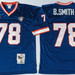 Mitchell And Ness Bills #78 Bruce Smith BLUE Throwback Stitched NFL Jersey Mitchell And Ness Bills #78 Bruce Smith BLUE Throwback Stitched NFL Jersey