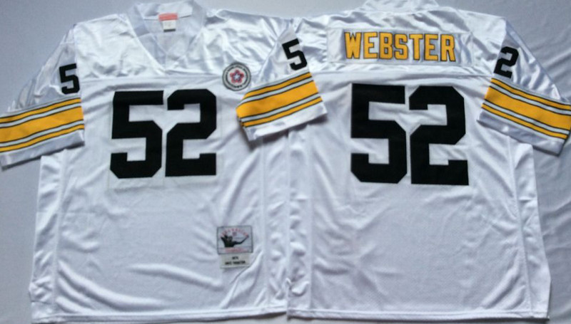 Mitchell And Ness Steelers #52 mike webster white Throwback Stitched NFL Jersey Mitchell And Ness Steelers #52 mike webster white Throwback Stitched NFL Jersey