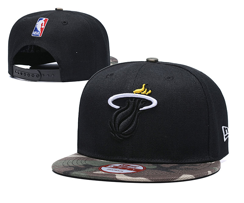 NBA Miami Heat Team Logo Black Mitchell & Ness Adjustable Hat NBA Miami Heat Team Logo Black Mitchell & Ness Adjustable Hat
