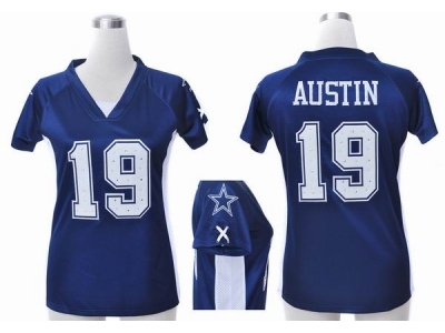 NEW Women Dallas Cowboys 19 Miles Austin blue jerseys(draft him ii top) NEW Women Dallas Cowboys 19 Miles Austin blue jerseys(draft him ii top)