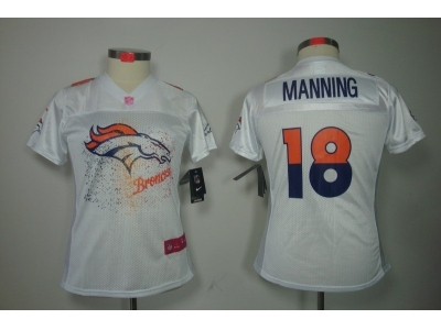 NEW Women NFL Denver Broncos #18 Peyton Manning White(2012 Fem Fan Elite Jerseys) NEW Women NFL Denver Broncos #18 Peyton Manning White(2012 Fem Fan Elite Jerseys)