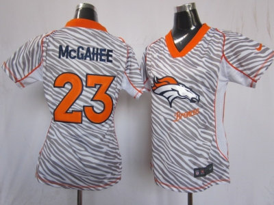 NEW Women NFL Denver Broncos #23 Willis McGahee jerseys(fem fan zebra) NEW Women NFL Denver Broncos #23 Willis McGahee jerseys(fem fan zebra)