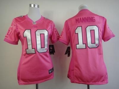 NEW Women New York Giants #10 Eli Manning Pink Jerseys(love s) NEW Women New York Giants #10 Eli Manning Pink Jerseys(love s)