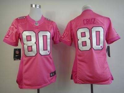 NEW Women New York Giants #80 Victor Cruz Pink Jerseys(love s) NEW Women New York Giants #80 Victor Cruz Pink Jerseys(love s)