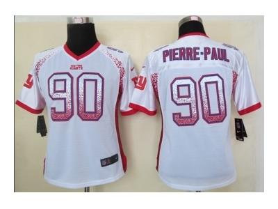 NEW women nfl jerseys new york giants #90 pierre-paul white(Elite drift fashion) NEW women nfl jerseys new york giants #90 pierre-paul white(Elite drift fashion)