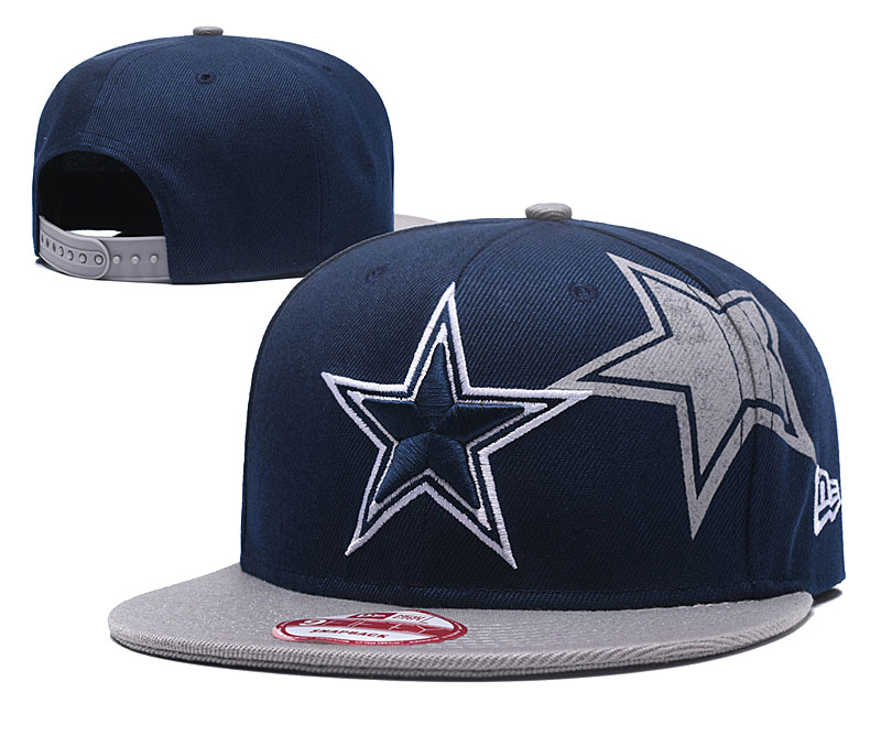 NFL Dallas Cowboys Team Logo Black Adjustable Hat 2