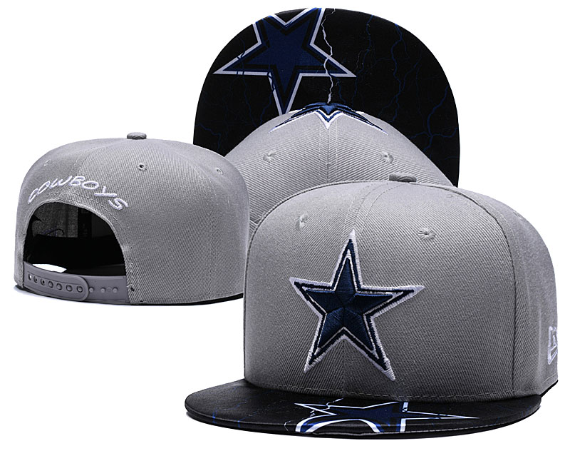 NFL Dallas Cowboys Team Logo Black Adjustable Hat