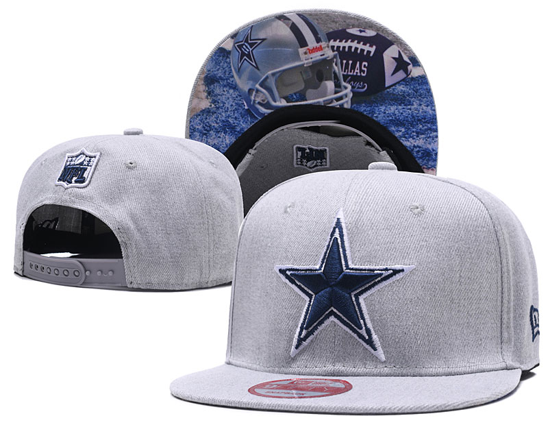NFL Dallas Cowboys Team Logo Black Adjustable Hat 