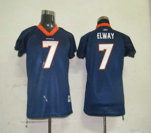 NFL Denver Broncos 7 Elway Women Field Flirt Fashion Jersey NFL Denver Broncos 7 Elway Women Field Flirt Fashion Jersey