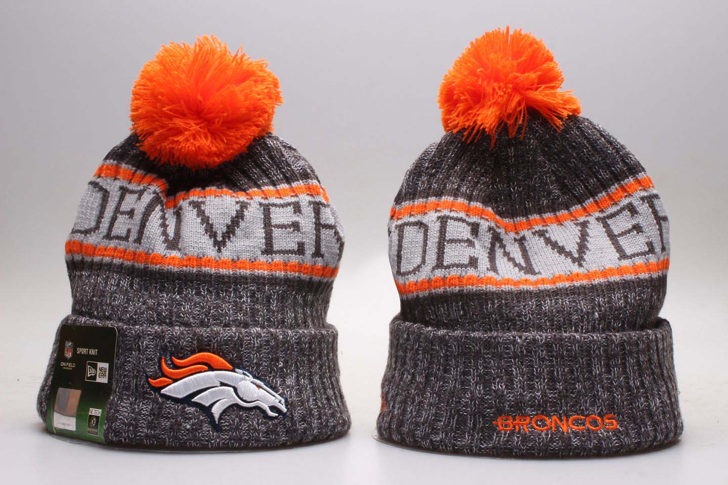 NFL Denver Broncos Fresh Logo Knit Hat NFL Denver Broncos Fresh Logo Knit Hat