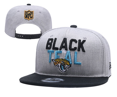 NFL Jacksonville Jaguars Black Teal Gray Adjustable Hat NFL Jacksonville Jaguars Black Teal Gray Adjustable Hat