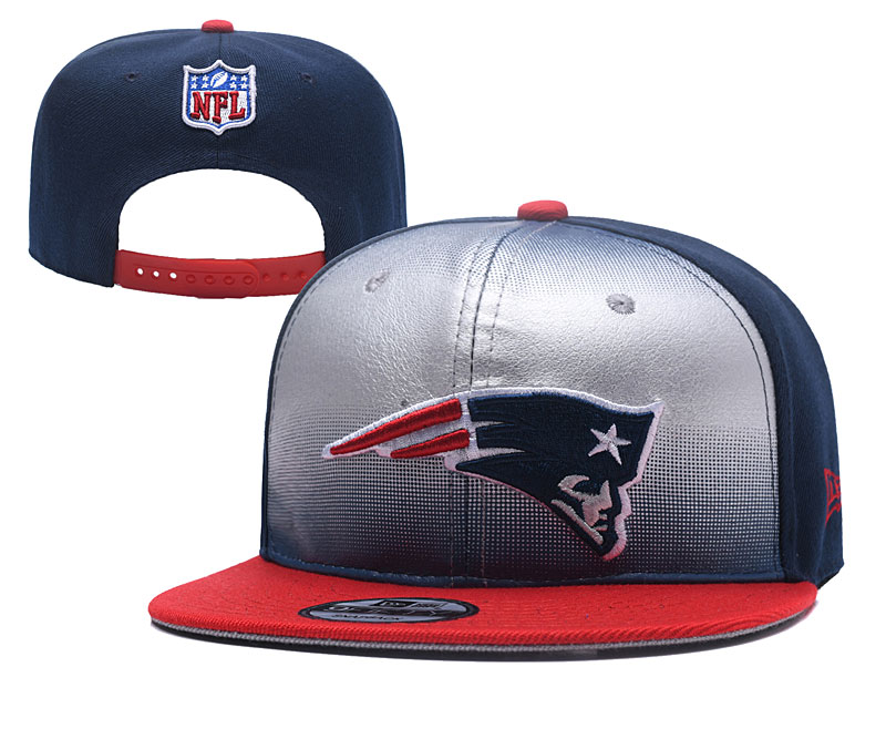 NFL New England Patriots Team Logo Navy Silver Adjustable Hat YD NFL New England Patriots Team Logo Navy Silver Adjustable Hat YD