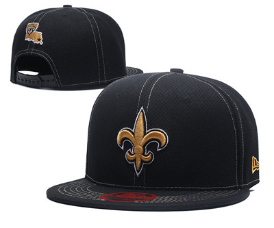NFL New Orleans Saints Fresh Logo Black Adjustable Hat LT NFL New Orleans Saints Fresh Logo Black Adjustable Hat LT