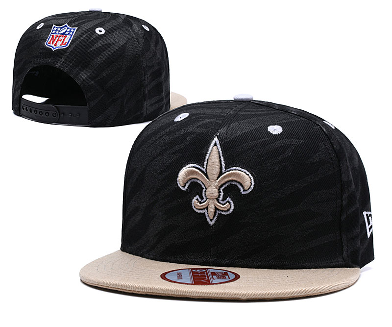 NFL New Orleans Saints Team Logo Black Adjustable Hat NFL New Orleans Saints Team Logo Black Adjustable Hat