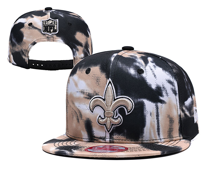 NFL New Orleans Saints Team Logo Black Adjustable Hat NFL New Orleans Saints Team Logo Black Adjustable Hat