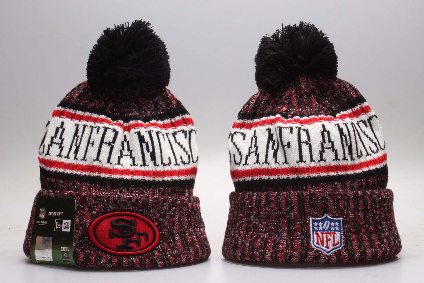 NFL San Francisco 49ers Team Logo Knit Hat 2