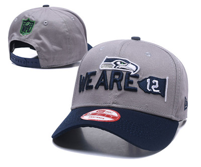 NFL Seattle Seahawks We Are 12 Gray Snapback Adjustable Hat NFL Seattle Seahawks We Are 12 Gray Snapback Adjustable Hat