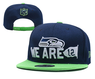 NFL Seattle Seahawks We Are 12 Navy Adjustable Hat NFL Seattle Seahawks We Are 12 Navy Adjustable Hat