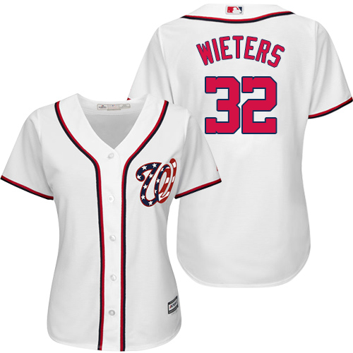 Nationals #32 Matt Wieters White Home Women's Stitched MLB Jersey Nationals #32 Matt Wieters White Home Women's Stitched MLB Jersey
