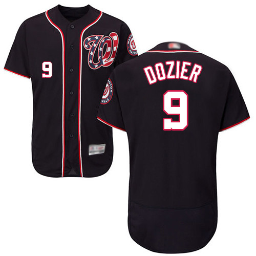 Nationals #9 Brian Dozier Navy Blue Flexbase Authentic Collection Stitched Baseball Jersey Nationals #9 Brian Dozier Navy Blue Flexbase Authentic Collection Stitched Baseball Jersey