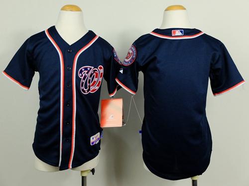 Nationals Blank Blue Cool Base Stitched Youth MLB Jersey Nationals Blank Blue Cool Base Stitched Youth MLB Jersey