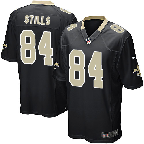 New Orleans Saints #84 Kenny Stills Black NFL Nike Game Youth Home Jersey