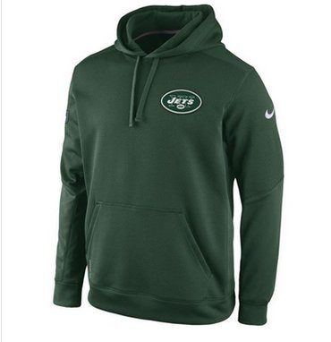 New York Jets Nike KO Chain Fleece Pullover Performance Hoodie Green New York Jets Nike KO Chain Fleece Pullover Performance Hoodie Green
