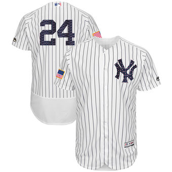 New York Yankees Gary Sanchez Majestic 2017 Stars & Stripes Authentic Collection FlexBase Player Jersey - White New York Yankees Gary Sanchez Majestic 2017 Stars & Stripes Authentic Collection FlexBase Player Jersey - White
