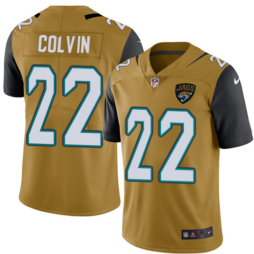 Nike #22 Aaron Colvin Elite Gold Rush Men's Jacksonville Jaguars Nike #22 Aaron Colvin Elite Gold Rush Men's Jacksonville Jaguars