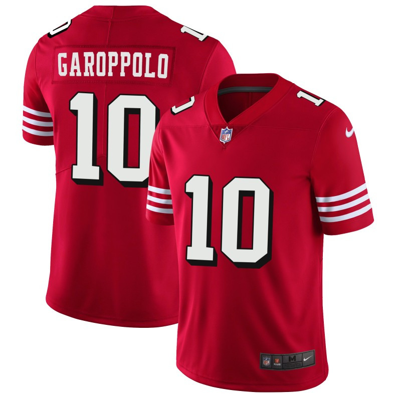 Nike 49ers #10 Jimmy Garoppolo Red 2018 Vapor Untouchable Limited Jersey