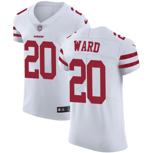 Nike 49ers #20 Jimmie Ward White Men's Stitched NFL Vapor Untouchable Elite Jersey Nike 49ers #20 Jimmie Ward White Men's Stitched NFL Vapor Untouchable Elite Jersey