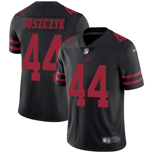 Nike 49ers #44 Kyle Juszczyk Black Alternate Men's Stitched NFL Vapor Untouchable Limited Jersey Nike 49ers #44 Kyle Juszczyk Black Alternate Men's Stitched NFL Vapor Untouchable Limited Jersey