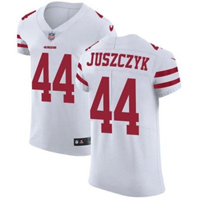 Nike 49ers #44 Kyle Juszczyk White Men's Stitched NFL Vapor Untouchable Elite Jersey Nike 49ers #44 Kyle Juszczyk White Men's Stitched NFL Vapor Untouchable Elite Jersey