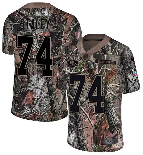 Nike 49ers #74 Joe Staley Camo Youth Stitched NFL Limited Rush Realtree Jersey Nike 49ers #74 Joe Staley Camo Youth Stitched NFL Limited Rush Realtree Jersey
