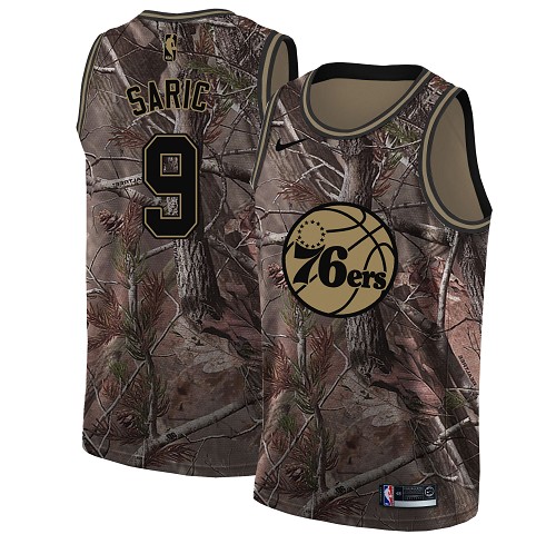Nike 76ers #9 Dario Saric Camo Women's NBA Swingman Realtree Collection Jersey Nike 76ers #9 Dario Saric Camo Women's NBA Swingman Realtree Collection Jersey