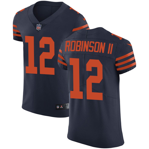 Nike Bears #12 Allen Robinson II Navy Blue Alternate Men's Stitched NFL Vapor Untouchable Elite Jersey Nike Bears #12 Allen Robinson II Navy Blue Alternate Men's Stitched NFL Vapor Untouchable Elite Jersey