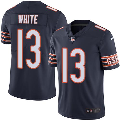 Nike Bears #13 Kevin White Navy Blue Youth Stitched NFL Limited Rush Jersey Nike Bears #13 Kevin White Navy Blue Youth Stitched NFL Limited Rush Jersey
