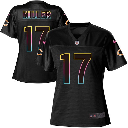 Nike Bears #17 Anthony Miller Black Women's NFL Fashion Game Jersey Nike Bears #17 Anthony Miller Black Women's NFL Fashion Game Jersey