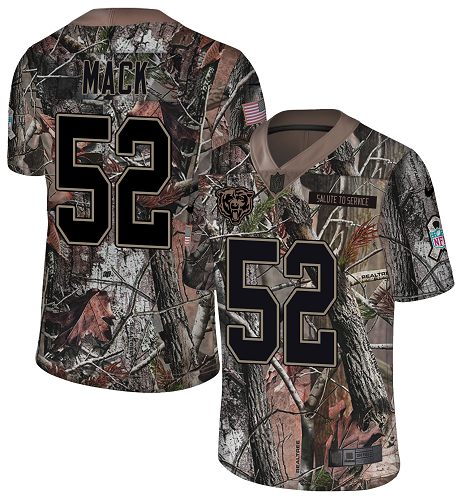 Nike Bears #52 Khalil Mack Camo Men's Stitched NFL Limited Rush Realtree Jersey Nike Bears #52 Khalil Mack Camo Men's Stitched NFL Limited Rush Realtree Jersey