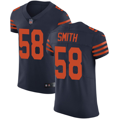 Nike Bears #58 Roquan Smith Navy Blue Alternate Men's Stitched NFL Vapor Untouchable Elite Jersey Nike Bears #58 Roquan Smith Navy Blue Alternate Men's Stitched NFL Vapor Untouchable Elite Jersey