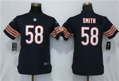 Nike Bears #58 Roquan Smith Navy Women Vapor Untouchable Limited Jersey Nike Bears #58 Roquan Smith Navy Women Vapor Untouchable Limited Jersey