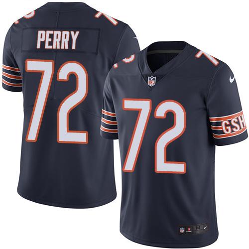 Nike Bears #72 William Perry Navy Blue Team Color Men's Stitched NFL Vapor Untouchable Limited Jersey Nike Bears #72 William Perry Navy Blue Team Color Men's Stitched NFL Vapor Untouchable Limited Jersey