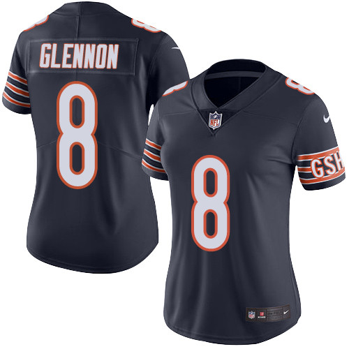Nike Bears #8 Mike Glennon Navy Blue Team Color Women's Stitched NFL Vapor Untouchable Limited Jersey Nike Bears #8 Mike Glennon Navy Blue Team Color Women's Stitched NFL Vapor Untouchable Limited Jersey