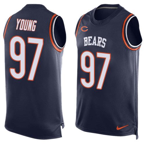 Nike Bears #97 Willie Young Navy Blue Team Color Men's Stitched NFL Limited Tank Top Jersey Nike Bears #97 Willie Young Navy Blue Team Color Men's Stitched NFL Limited Tank Top Jersey
